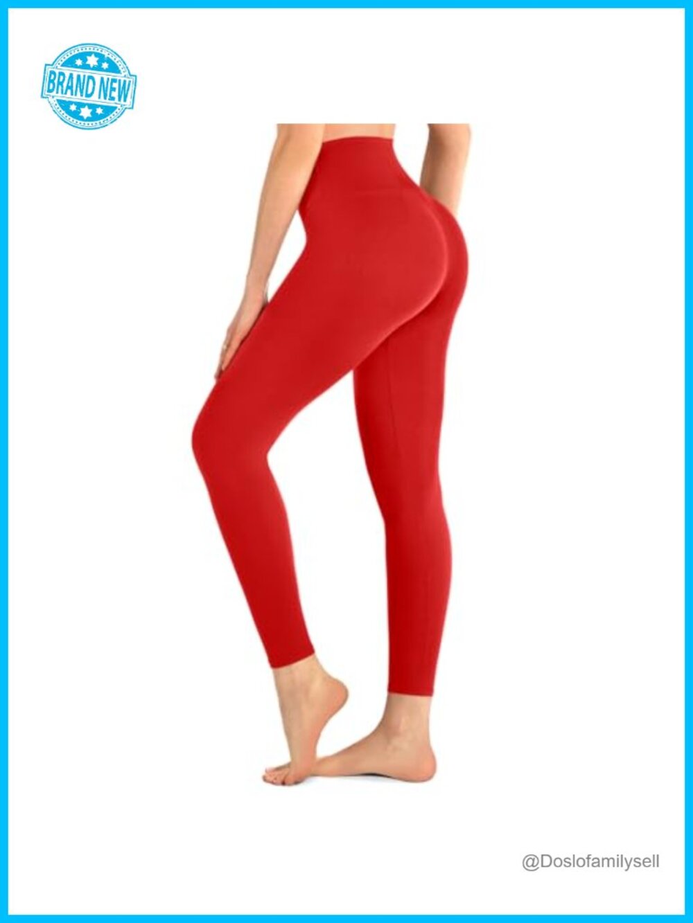High Waisted Soft Yoga Leggings Tummy Control Gym Workout Pants
